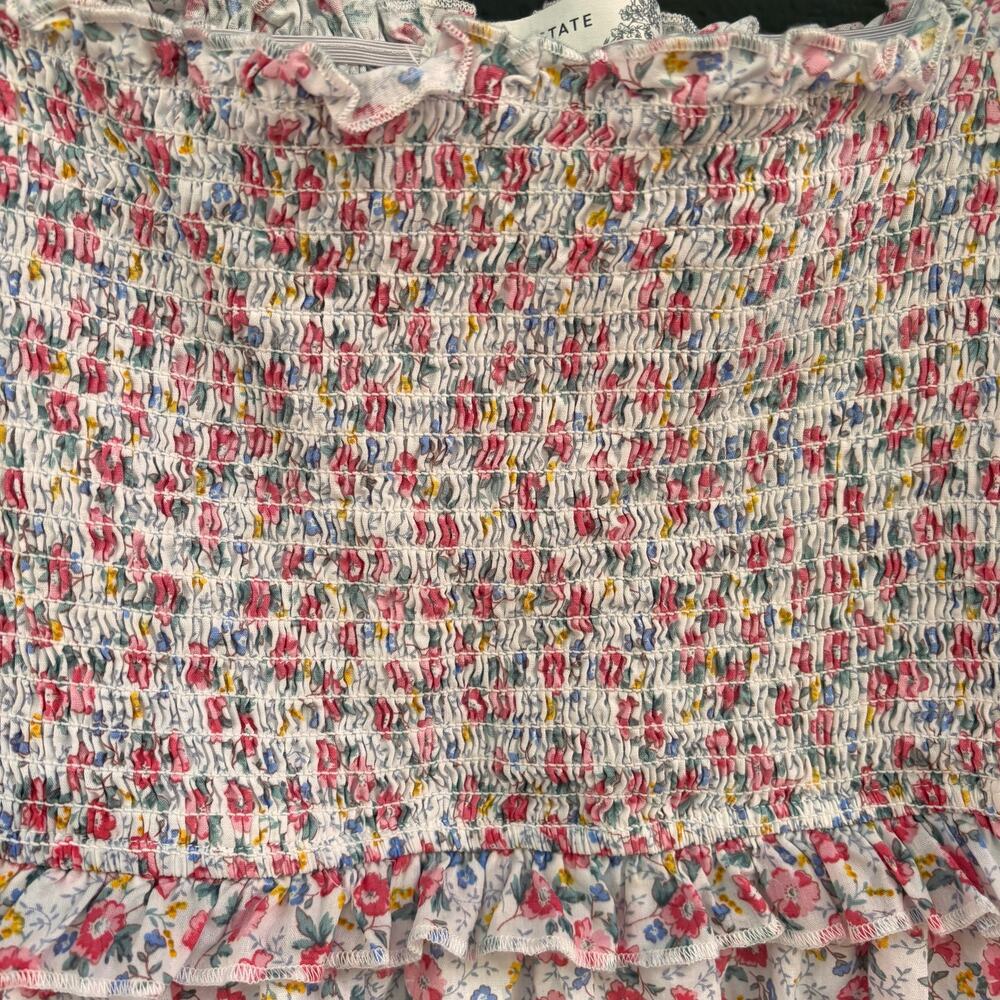 Altar’d State Jocelyn Floral Puff Sleeve Mini Dress size M - Picture 7 of 8